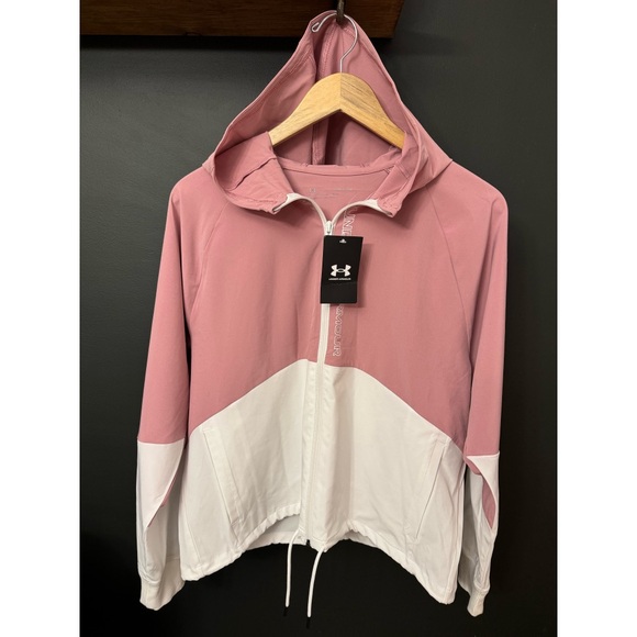 NWT Under Armour Women’s Full Zip Hooded Jacket Size Small - Picture 2 of 10